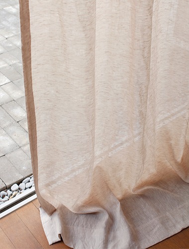 Signature silky linen curtain _beige 시그니처 린넨커튼