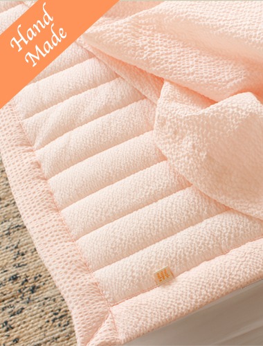 Macaroon pad Summer cool cotton ripple_ coral 여름 코튼 리플 마카롱 패드