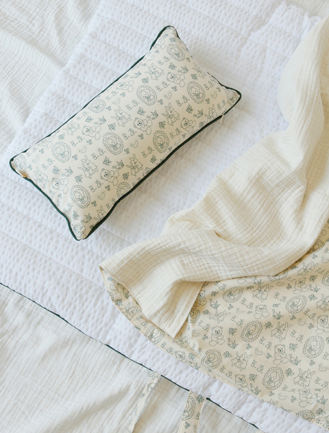 antique bear-shop  bedding set * 여름 면 리플 낮잠이불세트