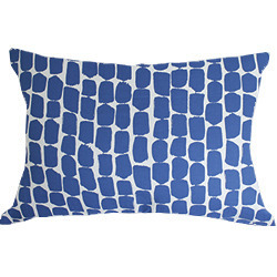 Brush point pillow cover_blue
